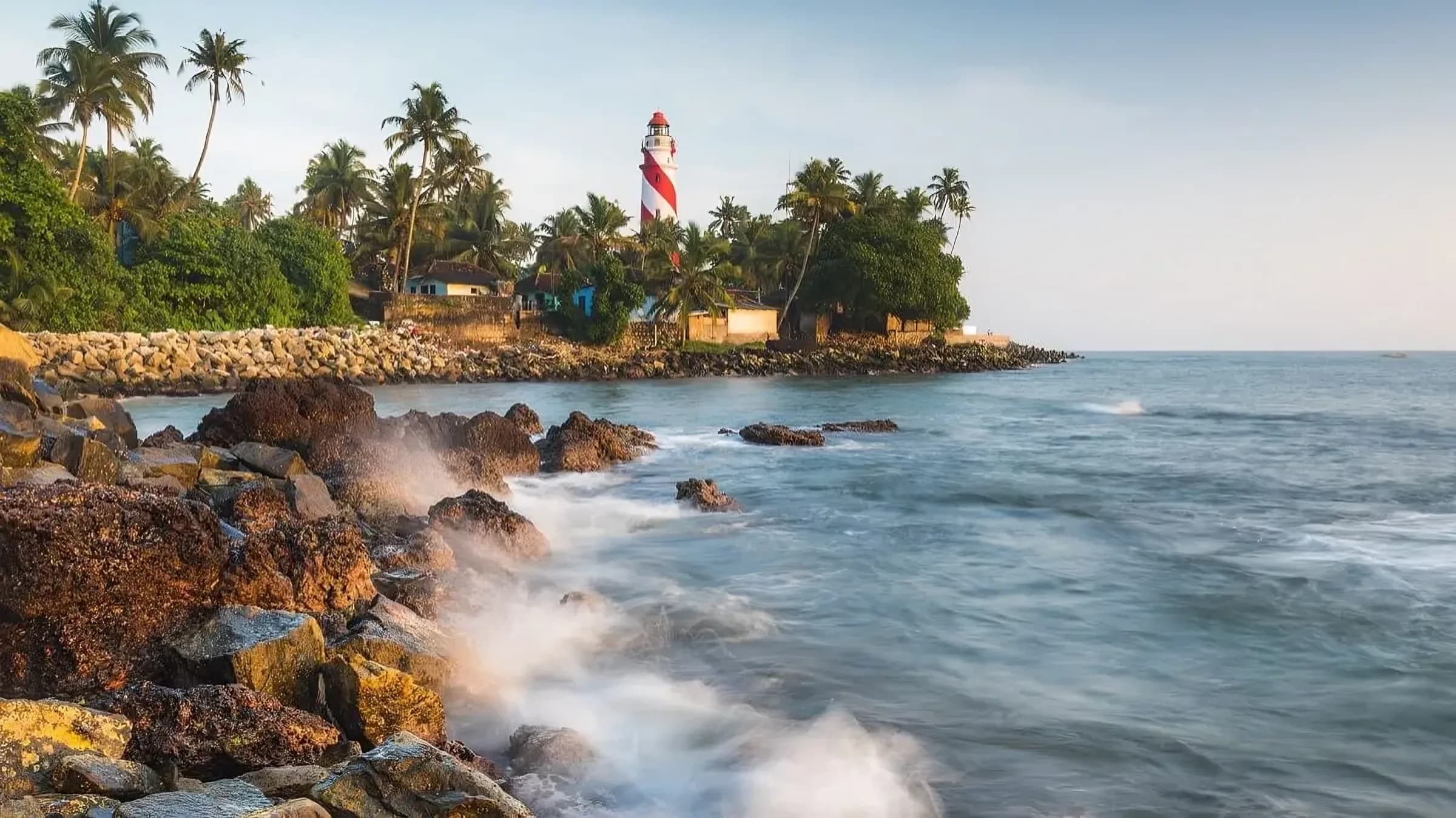 Thangassery Lighthouse Background
